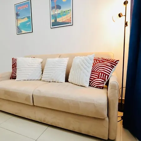 Les Palmiers Wilson - 3 Pers - 500 M Beaches Appartement *